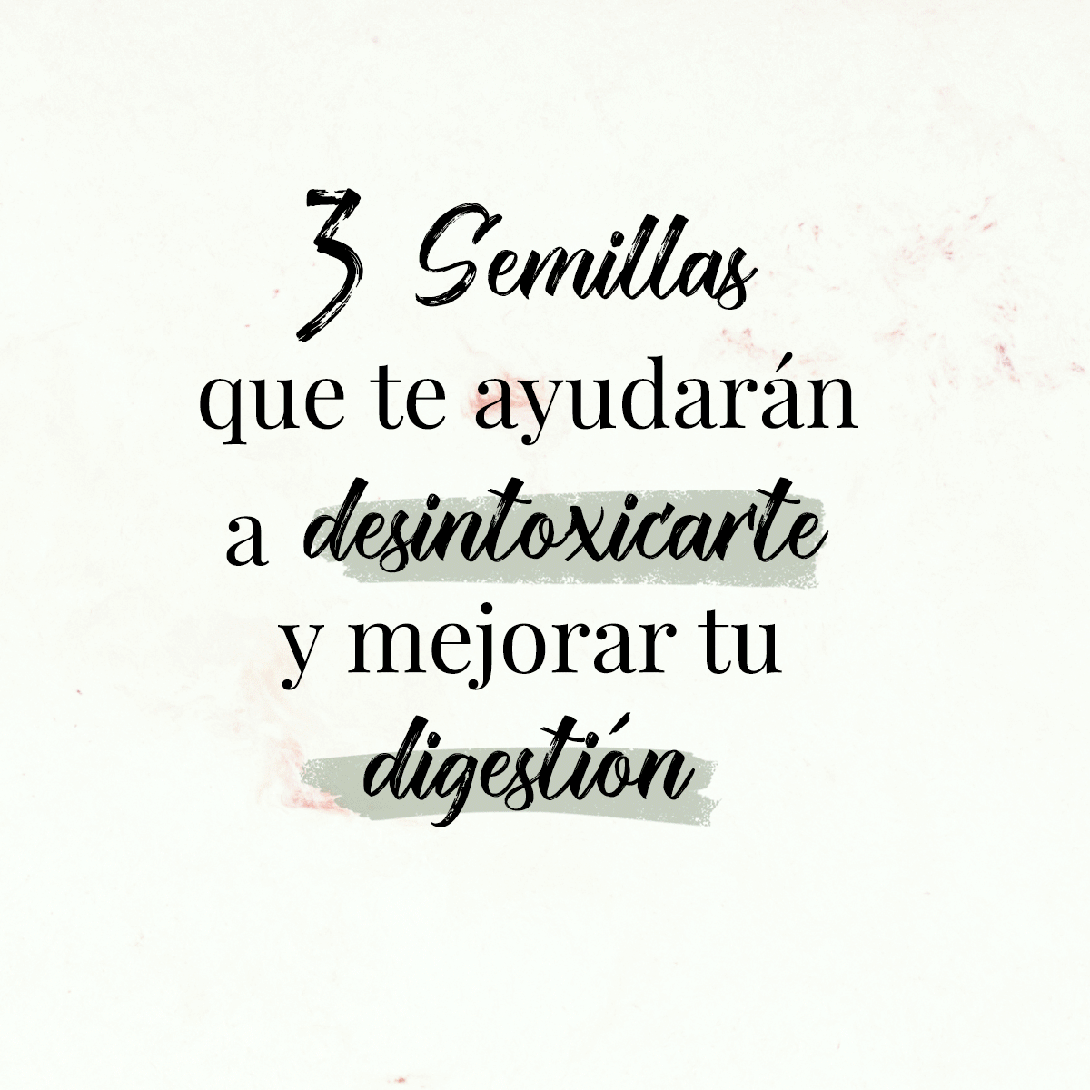 3 semillas que te ayudarán a desintoxicarte y mejorar tu digestión