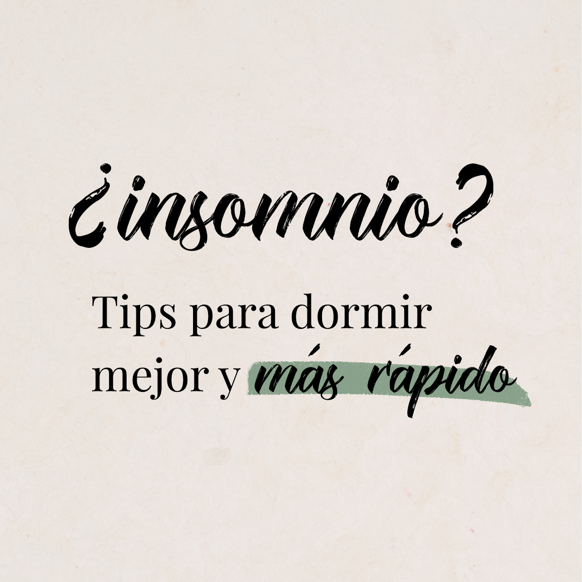 ¿Insomnio? Tips para dormir mejor y más rápido
